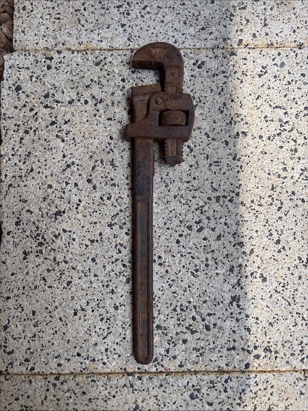 Antique Adjustable Wrench Trimont Mfg. Co Roxbury, Mass USA